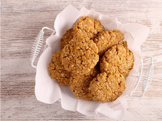 Biscoito Crocante de Aveia e Mel