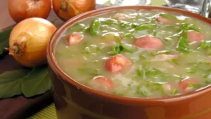 Caldo Verde com Calabresa