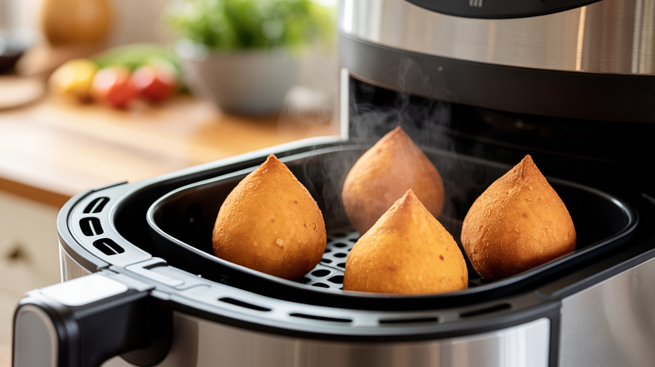 Coxinha Fit na airfryer
