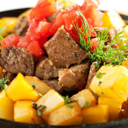 Carne com batata