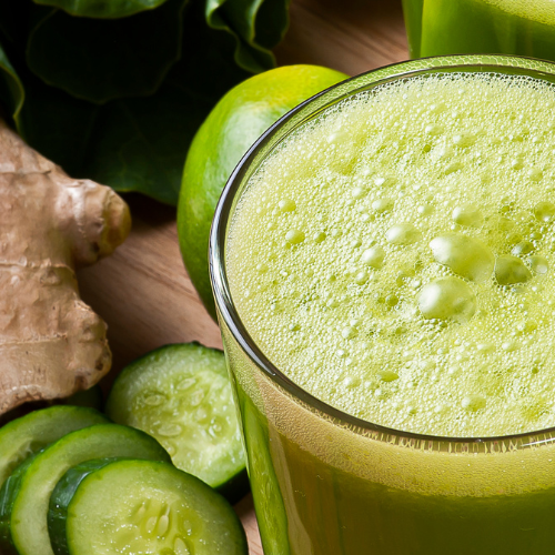 Suco Detox com Couve