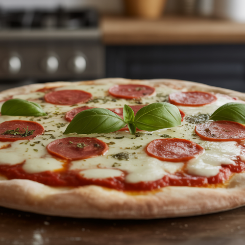 Pizza no Pão Sírio