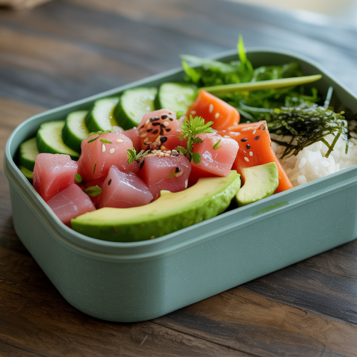  Poke Bowl Simples (Frio) na Marmita