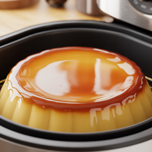 Pudim de leite condensado na AirFryer